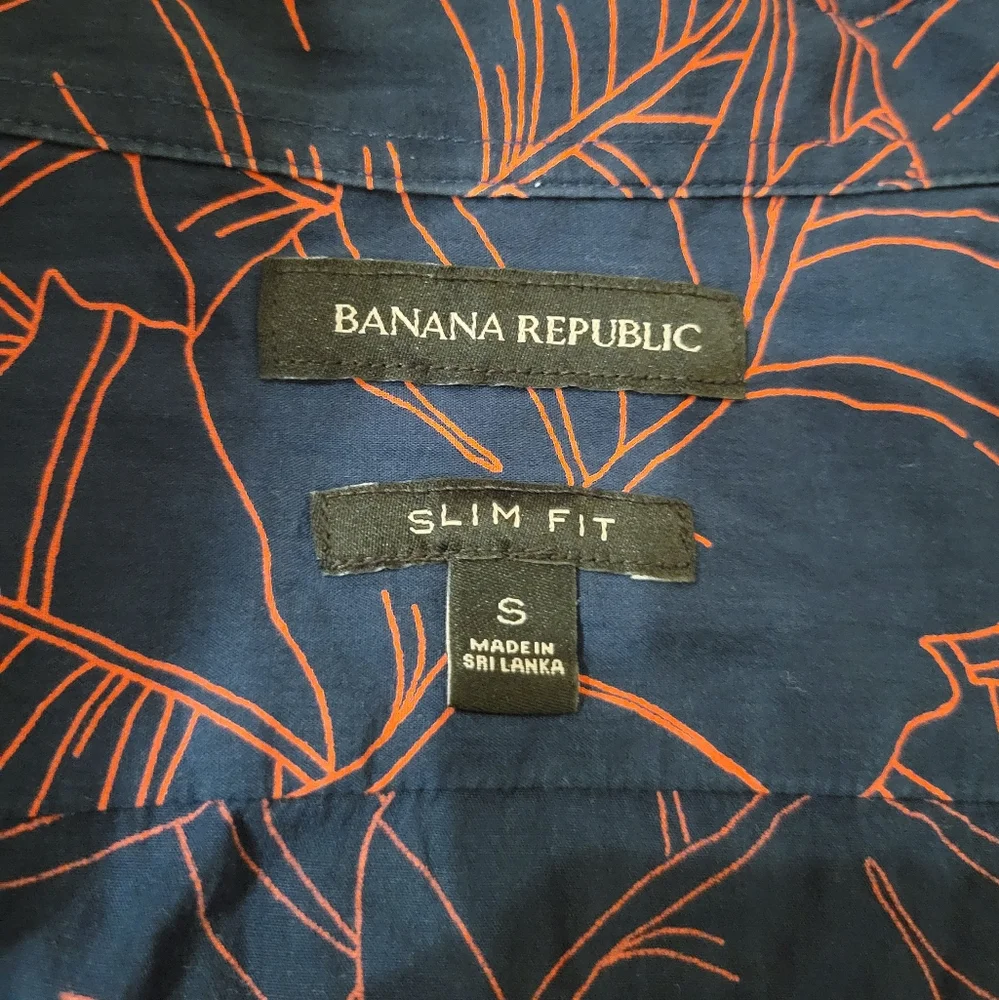 Banana Republic Slim Fit Short Sleeve Shirt sz.S